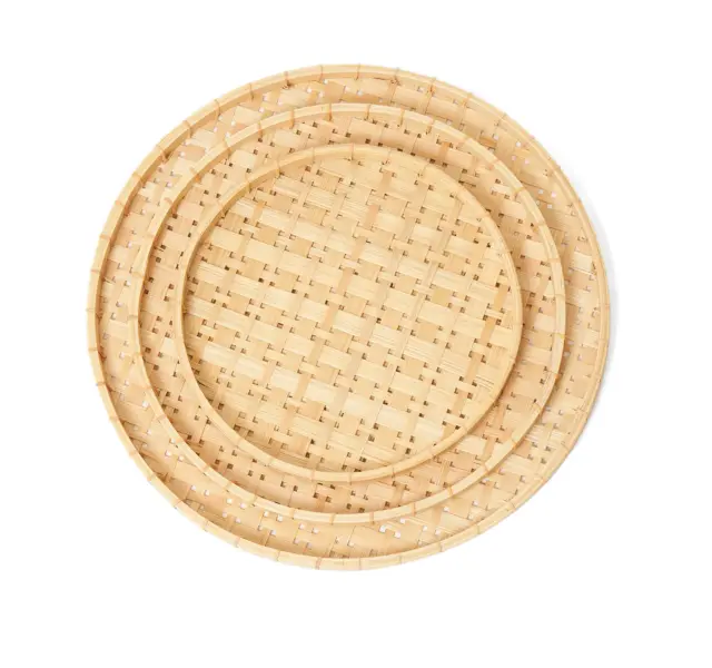 handmade bamboo tray